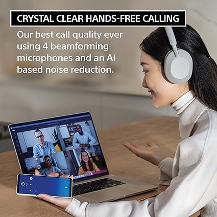 Sony WH-1000XM5 Premium Noise Canceling Headphones, Auto NC Optimizer, 30-Hour Battery, Alexa Voice Control, Black 5