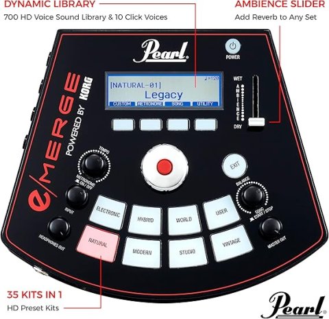 e/MERGE e/HYBRID Electronic Drum Set Powered by KORG 5