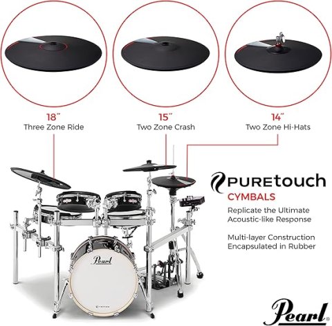 e/MERGE e/HYBRID Electronic Drum Set Powered by KORG 4