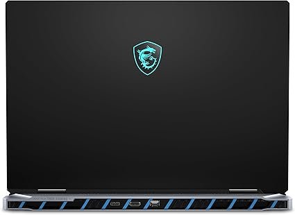 MSI Titan 18 HX AI 18" 120Hz MiniLED UHD+ Gaming Laptop: Intel Ultra 9-285HX, NVIDIA Geforce RTX 5090, 64GB DDR5, 6TB NVMe SSD, Thunderbolt 5, Wi-Fi 7, Win 11 Pro: Black A2XWJG-614US