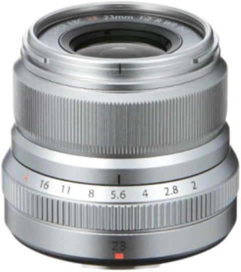 Fujifilm XF23MMF2 R WR Camera Lens (Silver)