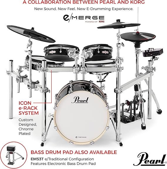 e/MERGE e/HYBRID Electronic Drum Set Powered by KORG