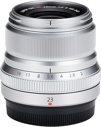 Fujifilm XF23MMF2 R WR Camera Lens (Silver)